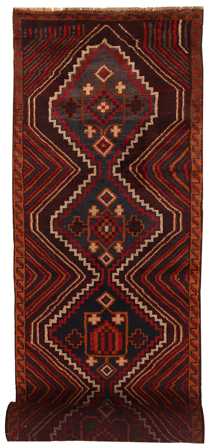 Multi Colored Baluchi 2' 9 x 12' 8 - No. 63456 - ALRUG Rug Store