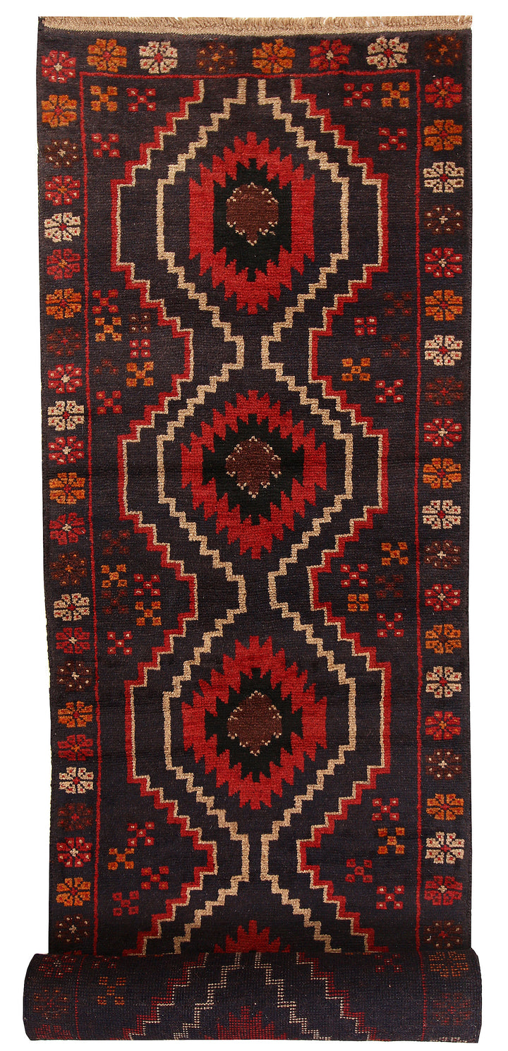 Multi Colored Baluchi 2' 9 x 12' 5 - No. 63459 - ALRUG Rug Store