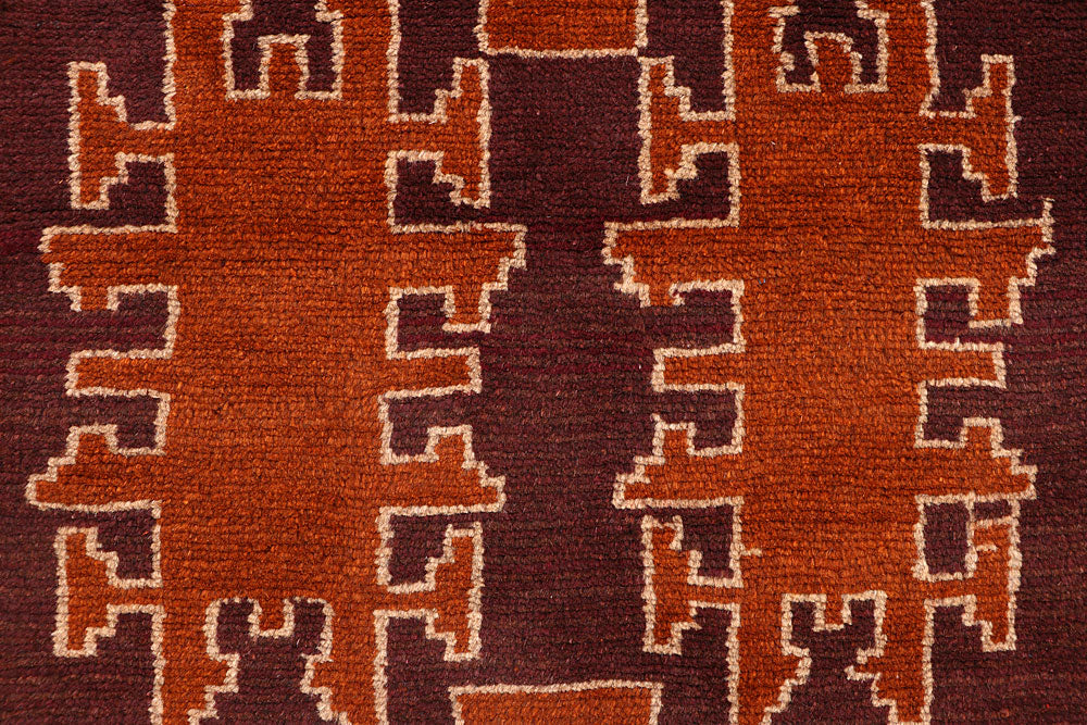 Maroon Baluchi 2' 9 x 12' 10 - No. 63460 - ALRUG Rug Store