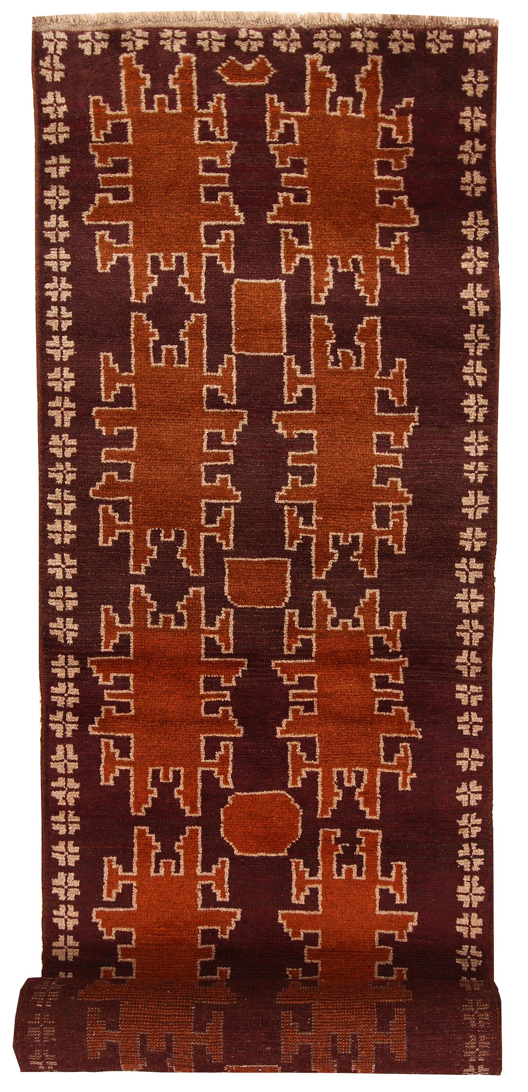 Maroon Baluchi 2' 9 x 12' 10 - No. 63460 - ALRUG Rug Store