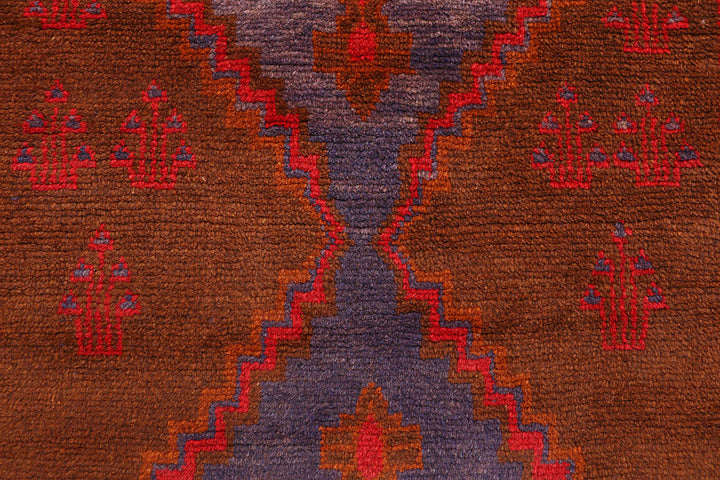 Saddle Brown Baluchi 2' 10 x 12' 7 - No. 63461 - ALRUG Rug Store