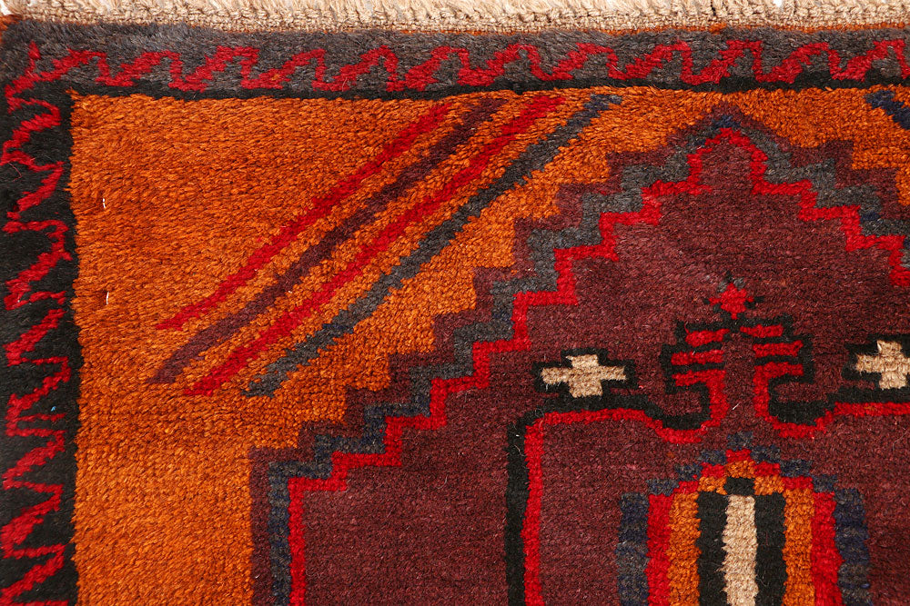 Sandy Brown Baluchi 2' 11 x 12' 4 - No. 63462 - ALRUG Rug Store