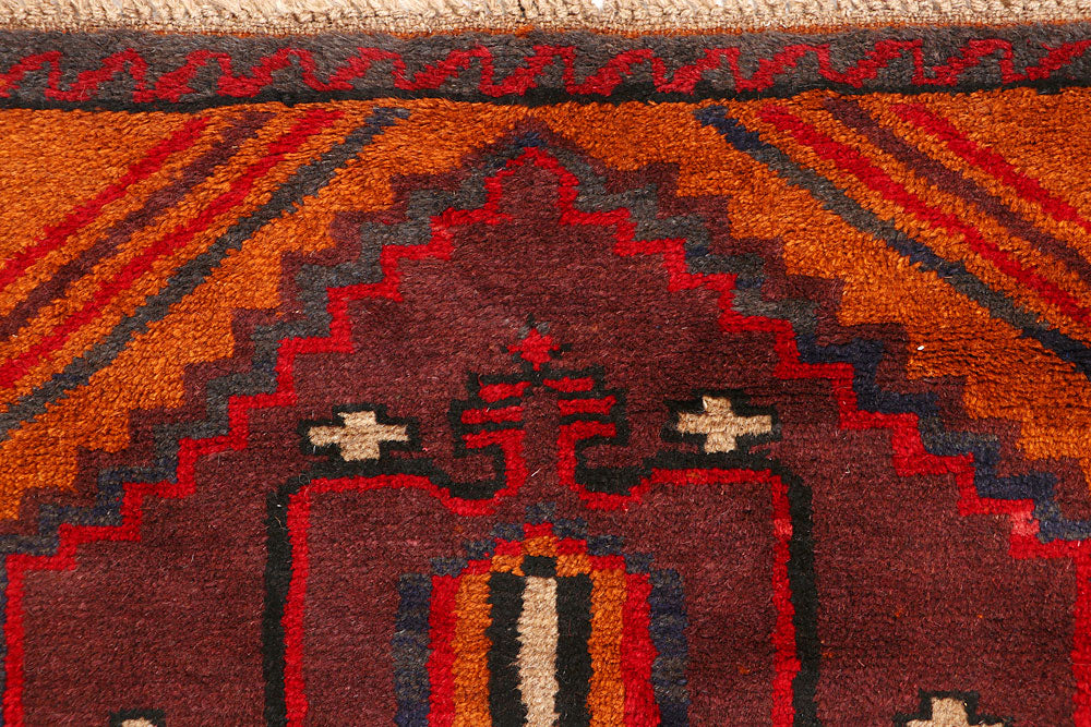 Sandy Brown Baluchi 2' 11 x 12' 4 - No. 63462 - ALRUG Rug Store