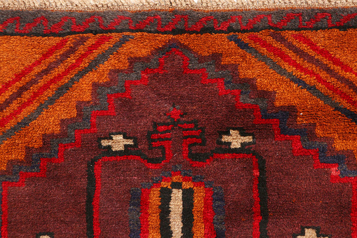 Sandy Brown Baluchi 2'  11" x 12'  4" - No. QA14117