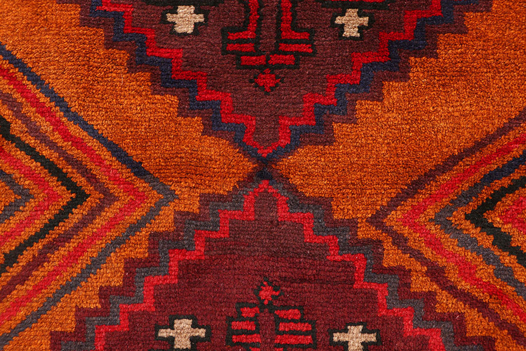 Sandy Brown Baluchi 2'  11" x 12'  4" - No. QA14117