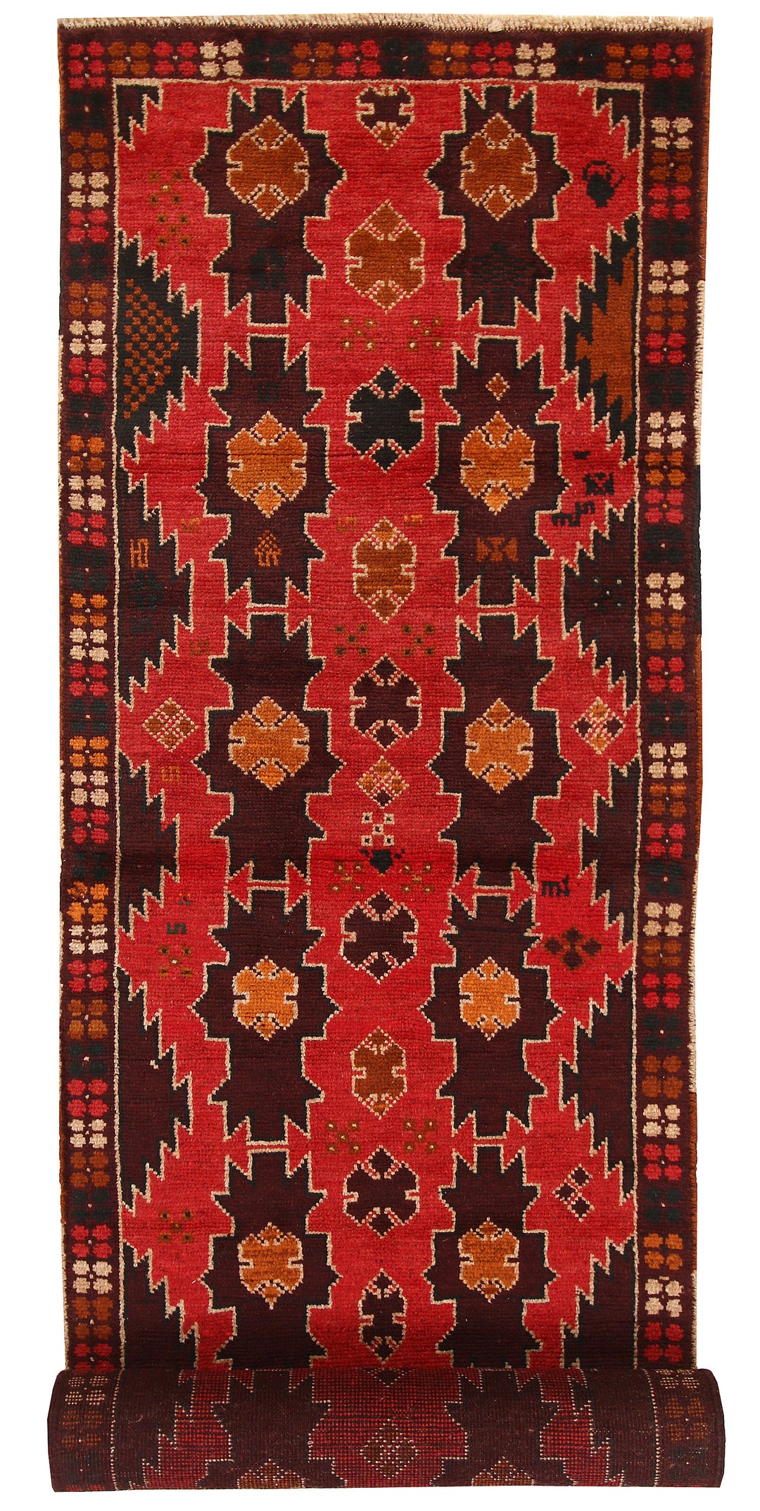 Firebrick Baluchi 2' 10 x 12' - No. 63465 - ALRUG Rug Store