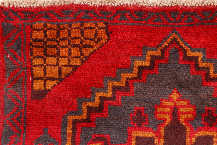 Firebrick Baluchi 2' 9 x 12' 6 - No. 63467 - ALRUG Rug Store