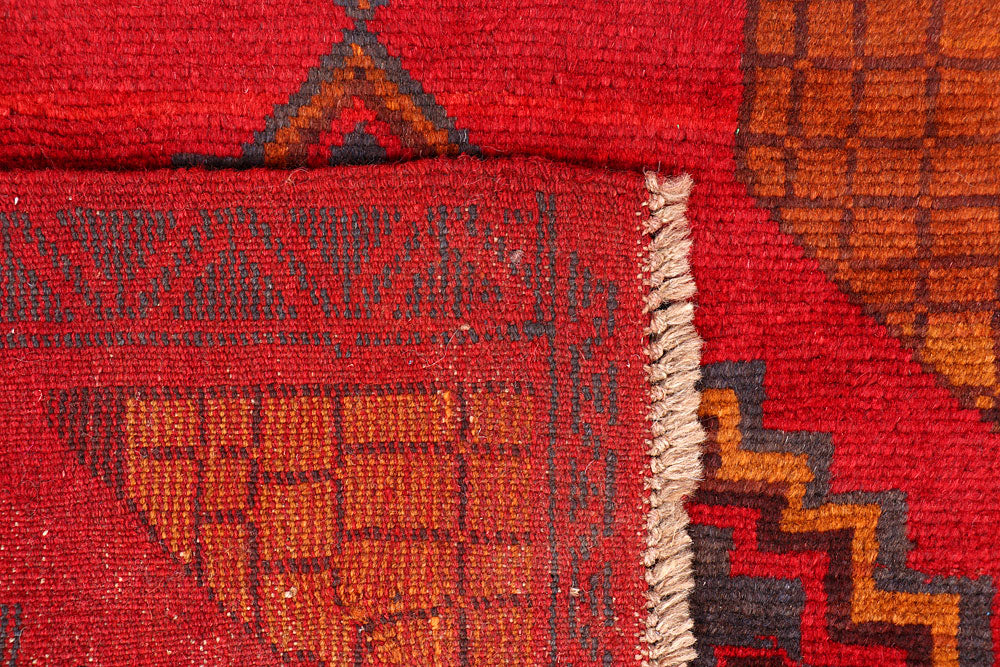 Firebrick Baluchi 2' 9 x 12' 6 - No. 63467 - ALRUG Rug Store