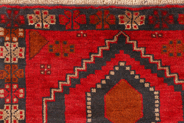 Firebrick Baluchi 2' 6 x 7' 5 - No. 63470 - ALRUG Rug Store