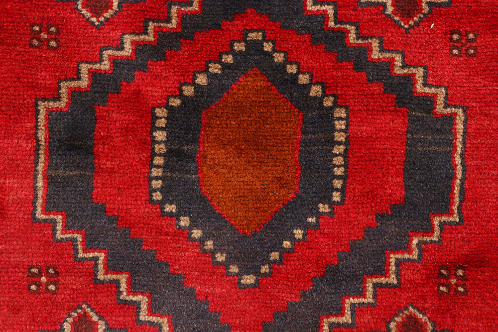 Firebrick Baluchi 2' 6 x 7' 5 - No. 63470 - ALRUG Rug Store