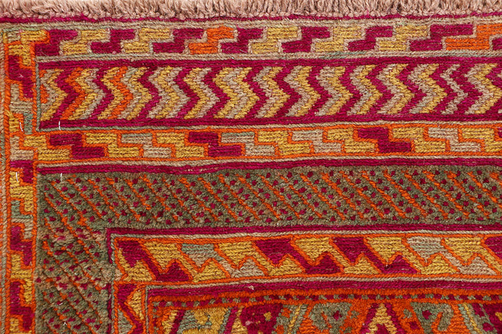 Multi Colored Mashwani 2'  9" x 12'  2" - No. QA61033