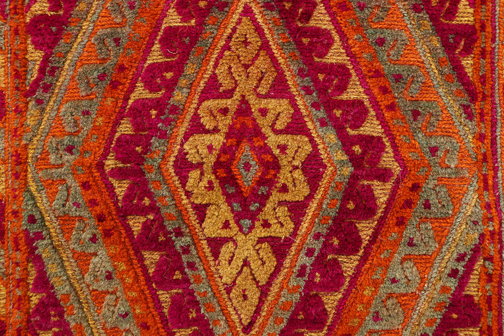 Multi Colored Mashwani 2' 9 x 12' 2 - No. 63501 - ALRUG Rug Store