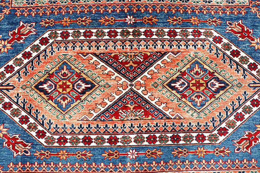 Dark Blue Kazak 9' 3 x 12' 4 - No. 63506 - ALRUG Rug Store