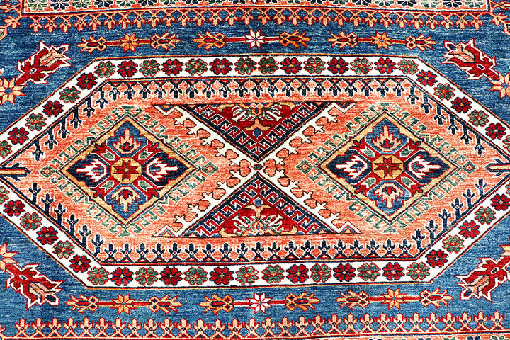 Dark Blue Kazak 9' 3 x 12' 4 - No. 63506 - ALRUG Rug Store