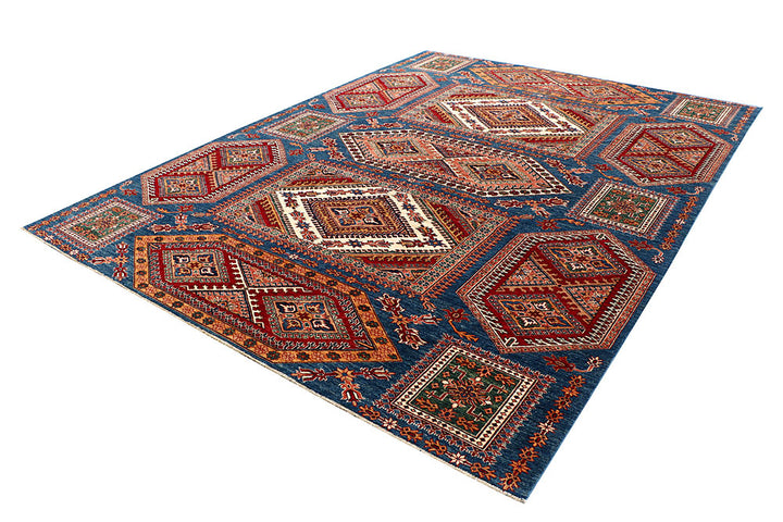 Dark Blue Kazak 9' 3 x 12' 4 - No. 63506 - ALRUG Rug Store