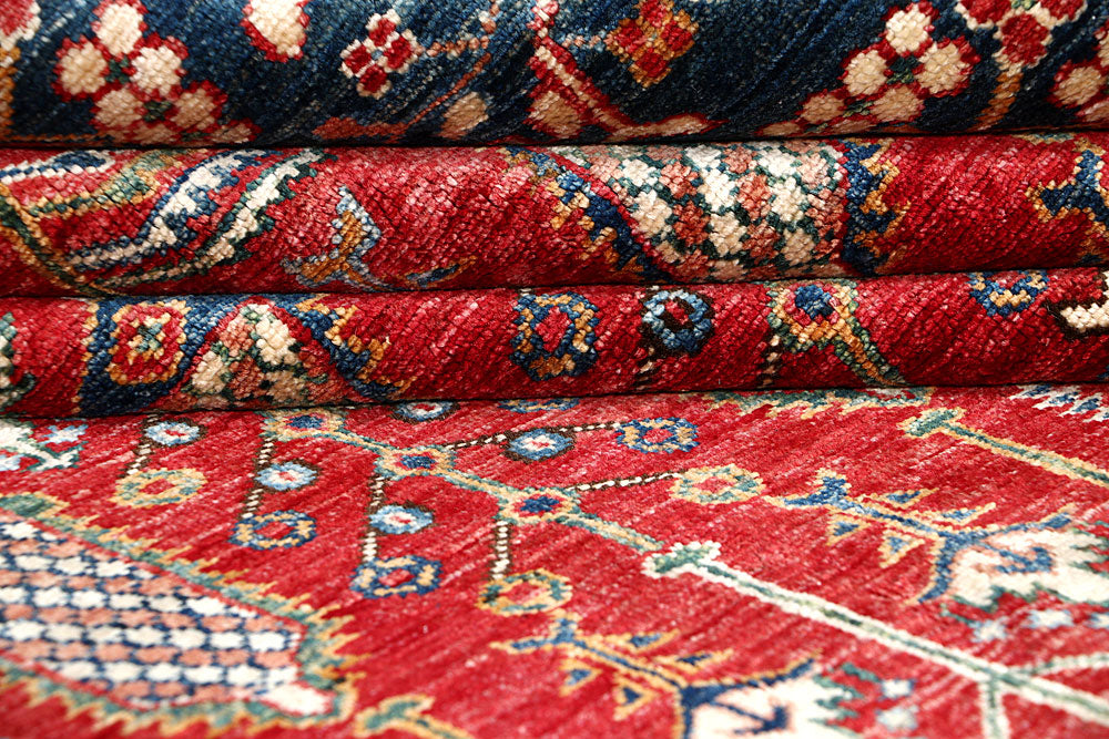 Firebrick Kazak 8' 3 x 9' 7 - No. 63507 - ALRUG Rug Store