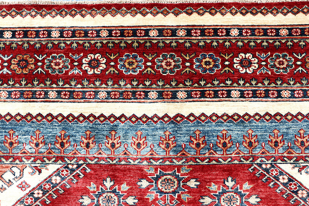 Multi Colored Kazak 8' 3 x 10' 11 - No. 63508 - ALRUG Rug Store