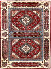 Multi Colored Kazak 8' 3 x 10' 11 - No. 63508 - ALRUG Rug Store