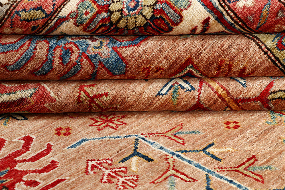 Sandy Brown Kazak 6' 10 x 10' 4 - No. 63509 - ALRUG Rug Store