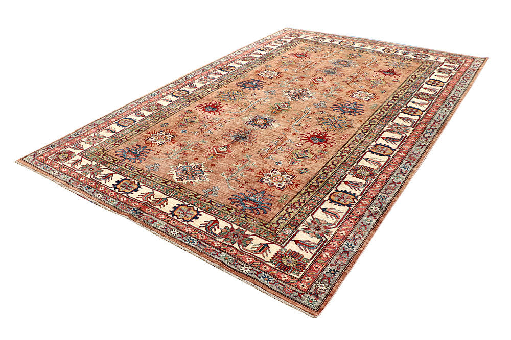 Sandy Brown Kazak 6' 10 x 10' 4 - No. 63509 - ALRUG Rug Store