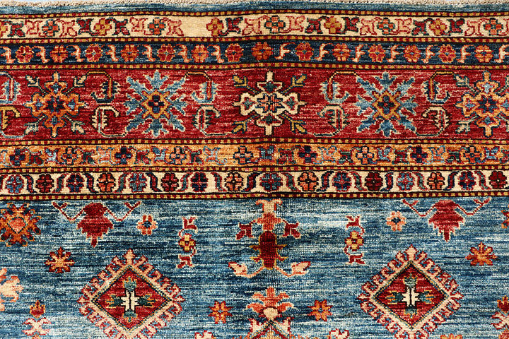 Steel Blue Kazak 7' 11 x 10' 3 - No. 63510 - ALRUG Rug Store