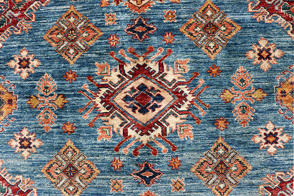 Steel Blue Kazak 7' 11 x 10' 3 - No. 63510 - ALRUG Rug Store