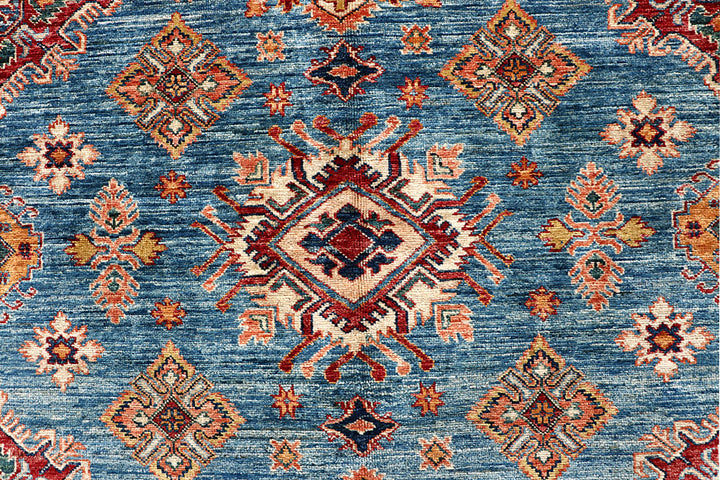Steel Blue Kazak 7' 11 x 10' 3 - No. 63510 - ALRUG Rug Store