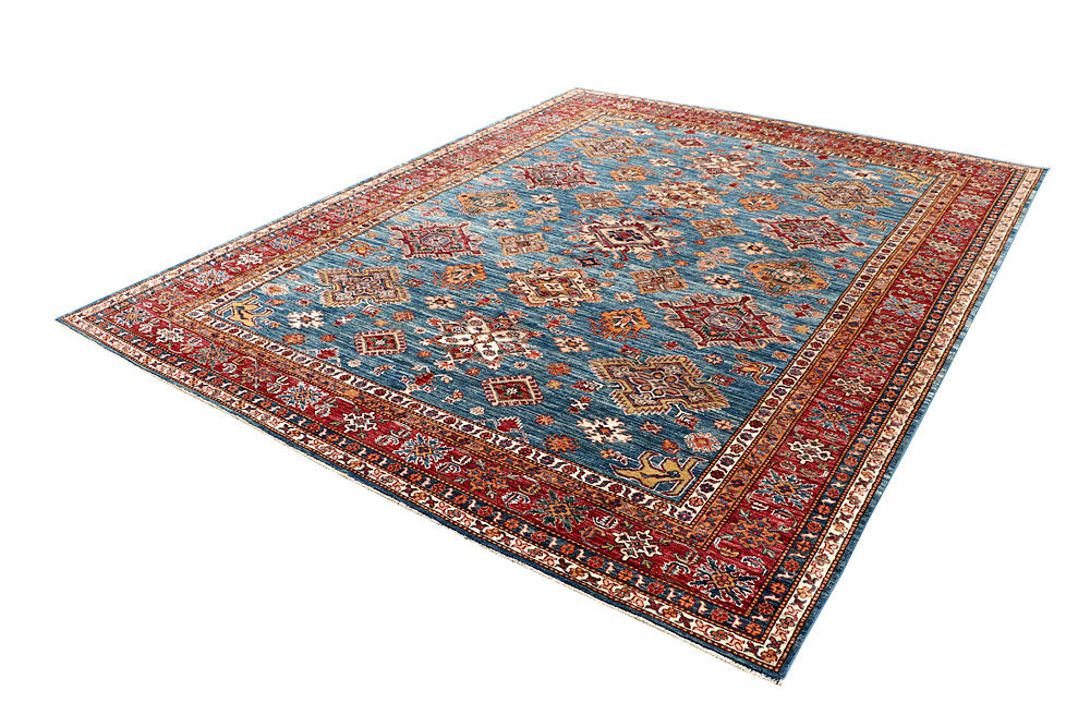 Steel Blue Kazak 7' 11 x 10' 3 - No. 63510 - ALRUG Rug Store