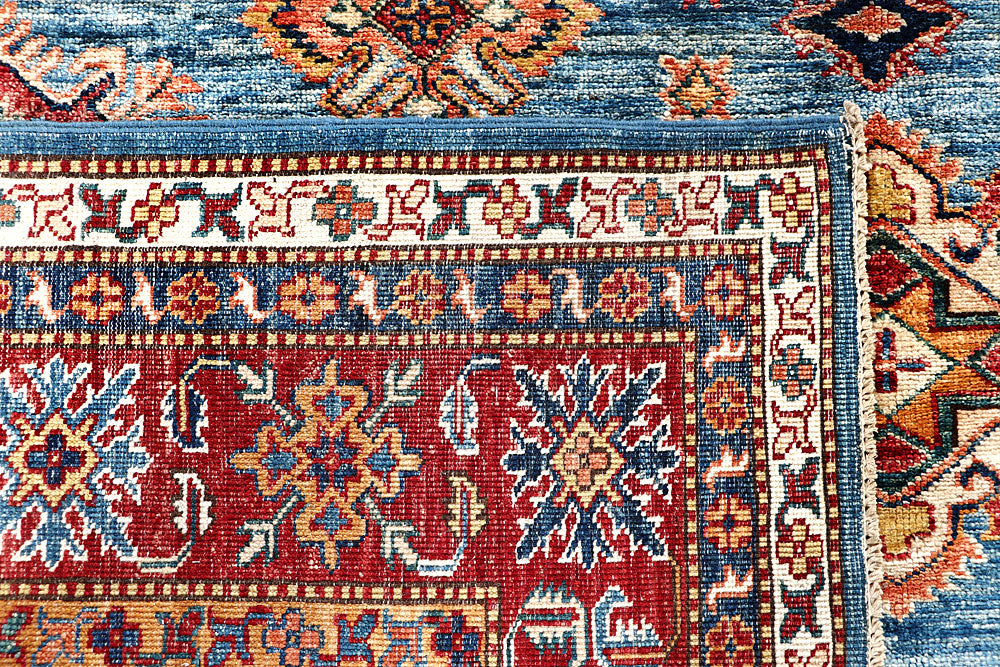 Steel Blue Kazak 7' 11 x 10' 3 - No. 63510 - ALRUG Rug Store