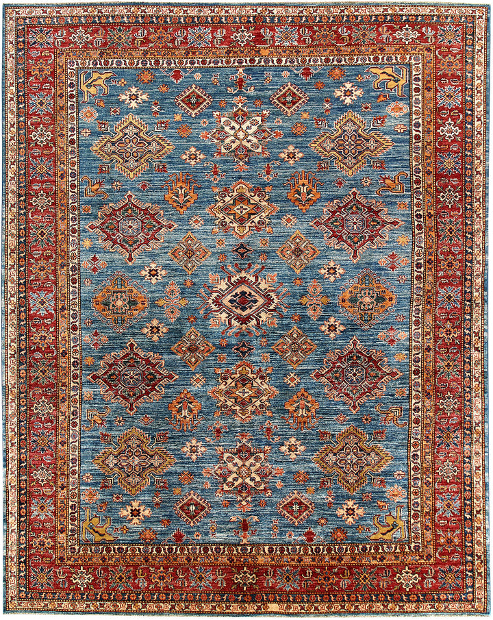 Steel Blue Kazak 7' 11 x 10' 3 - No. 63510 - ALRUG Rug Store