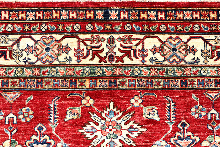 Dark Red Kazak 5' 7 x 8' 4 - No. 63511 - ALRUG Rug Store