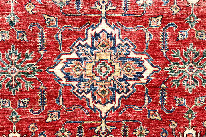 Dark Red Kazak 5' 7 x 8' 4 - No. 63511 - ALRUG Rug Store