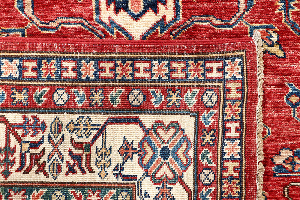 Dark Red Kazak 5' 7 x 8' 4 - No. 63511 - ALRUG Rug Store