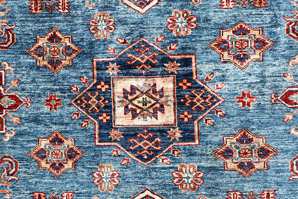 Steel Blue Kazak 8' 2 x 9' 8 - No. 63512 - ALRUG Rug Store