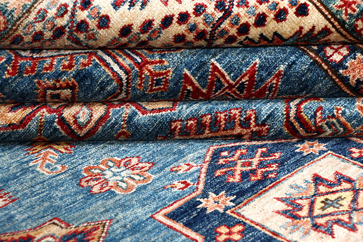 Steel Blue Kazak 8' 2 x 9' 8 - No. 63512 - ALRUG Rug Store