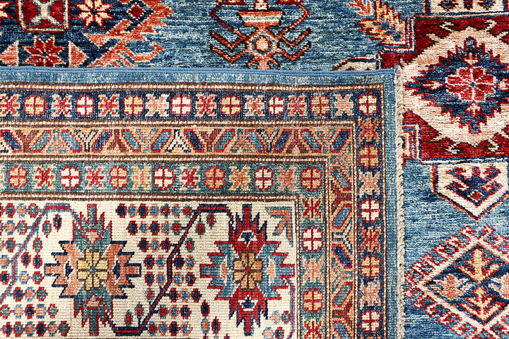 Steel Blue Kazak 8' 2 x 9' 8 - No. 63512 - ALRUG Rug Store