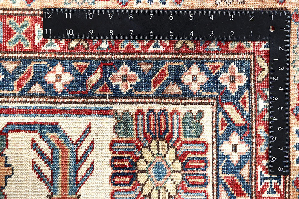 Steel Blue Kazak 8' 1 x 9' 11 - No. 63514 - ALRUG Rug Store