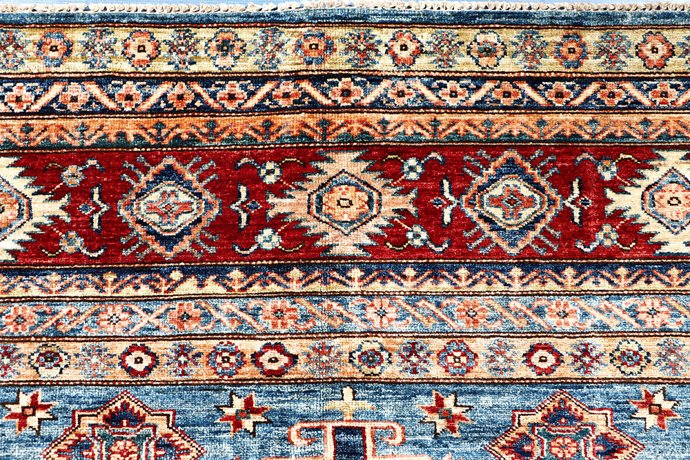 Steel Blue Kazak 8' 1 x 10' 1 - No. 63516 - ALRUG Rug Store