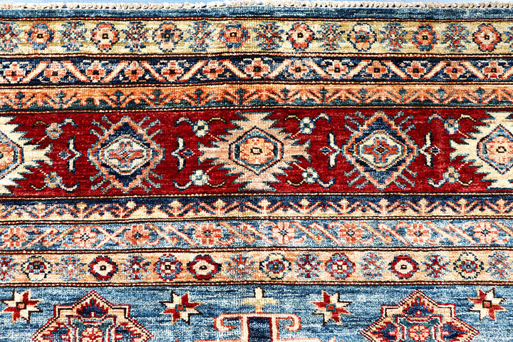 Steel Blue Kazak 8' 1 x 10' 1 - No. 63516 - ALRUG Rug Store