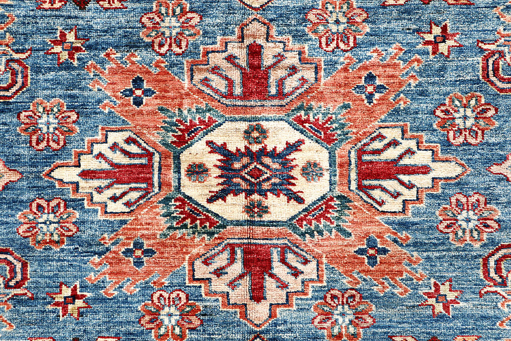 Steel Blue Kazak 8' 1 x 10' 1 - No. 63516 - ALRUG Rug Store
