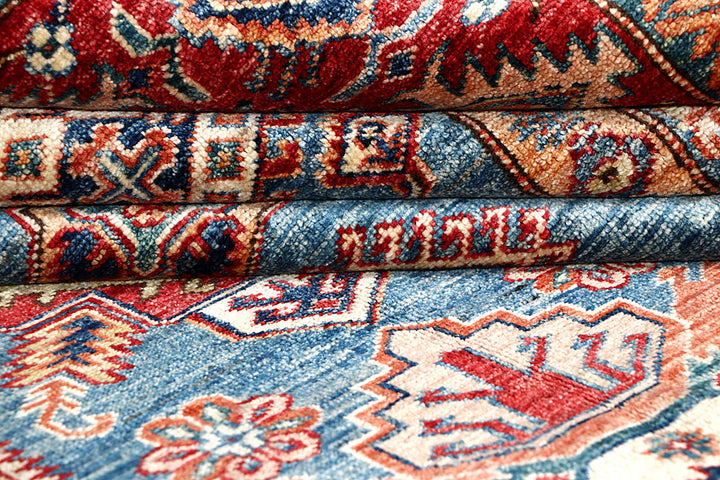 Steel Blue Kazak 8' 1 x 10' 1 - No. 63516 - ALRUG Rug Store