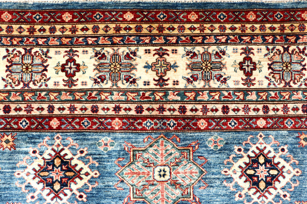 Steel Blue Kazak 8' 11 x 11' 9 - No. 63517 - ALRUG Rug Store