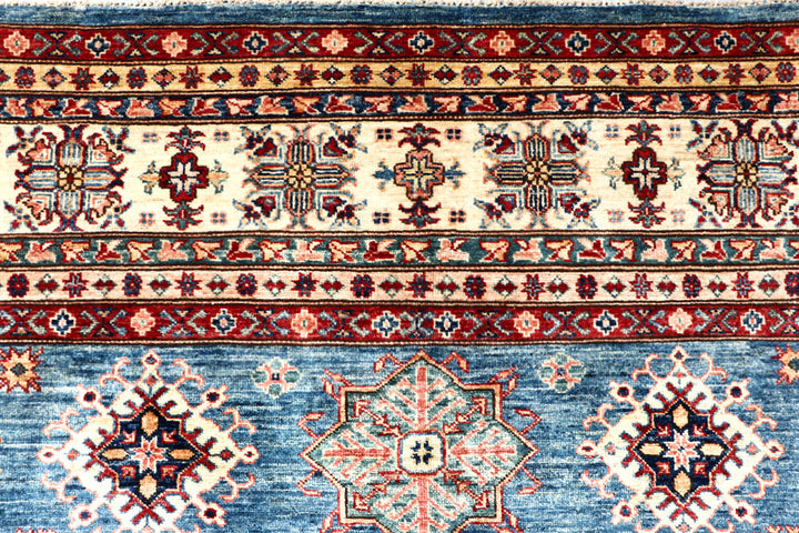 Steel Blue Kazak 8' 11 x 11' 9 - No. 63517 - ALRUG Rug Store