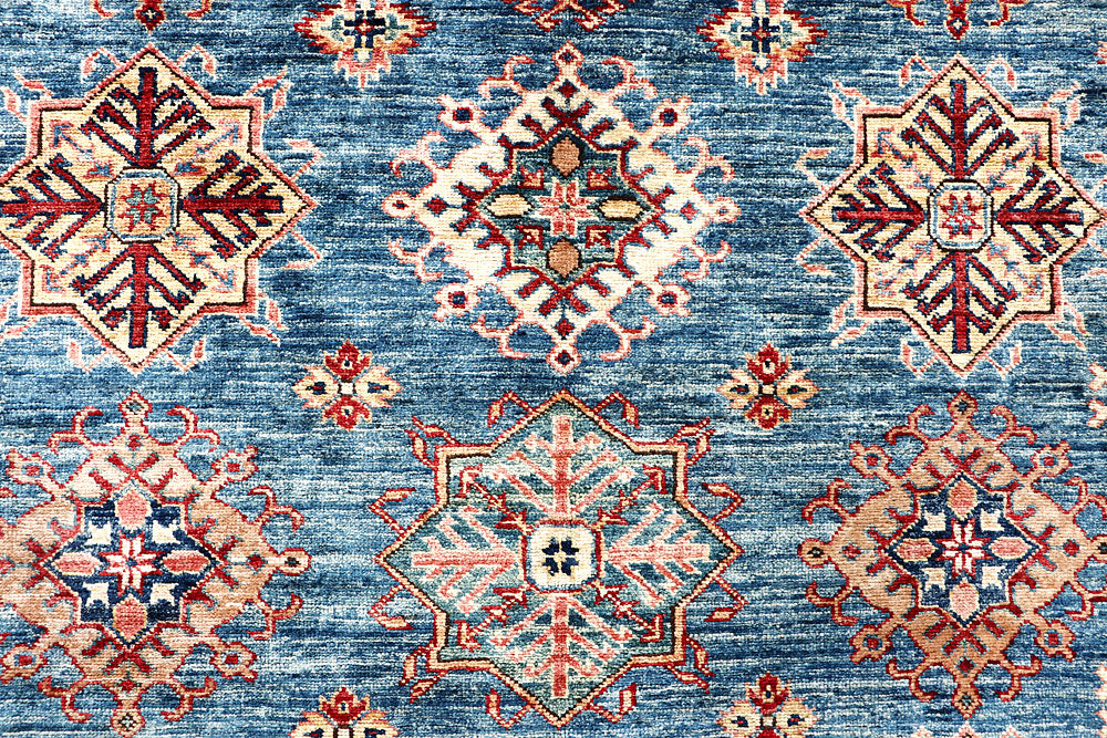 Steel Blue Kazak 8' 11 x 11' 9 - No. 63517 - ALRUG Rug Store