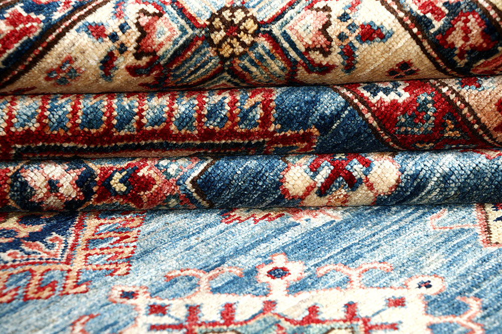 Steel Blue Kazak 8' 11 x 11' 9 - No. 63517 - ALRUG Rug Store