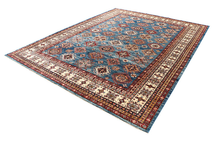 Steel Blue Kazak 8' 11 x 11' 9 - No. 63517 - ALRUG Rug Store