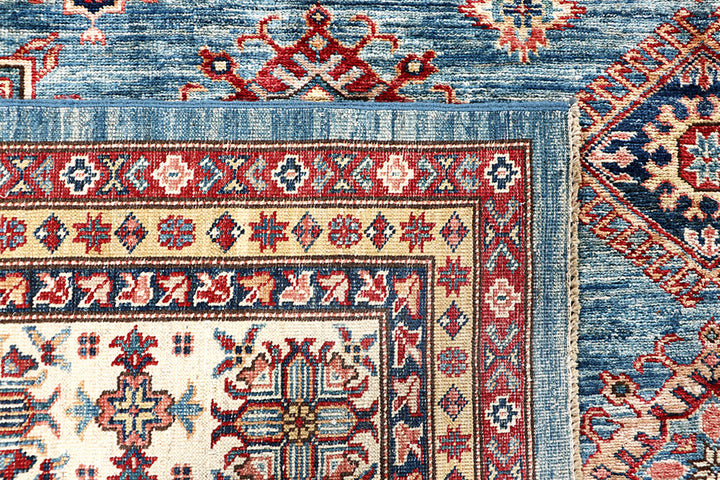 Steel Blue Kazak 8' 11 x 11' 9 - No. 63517 - ALRUG Rug Store