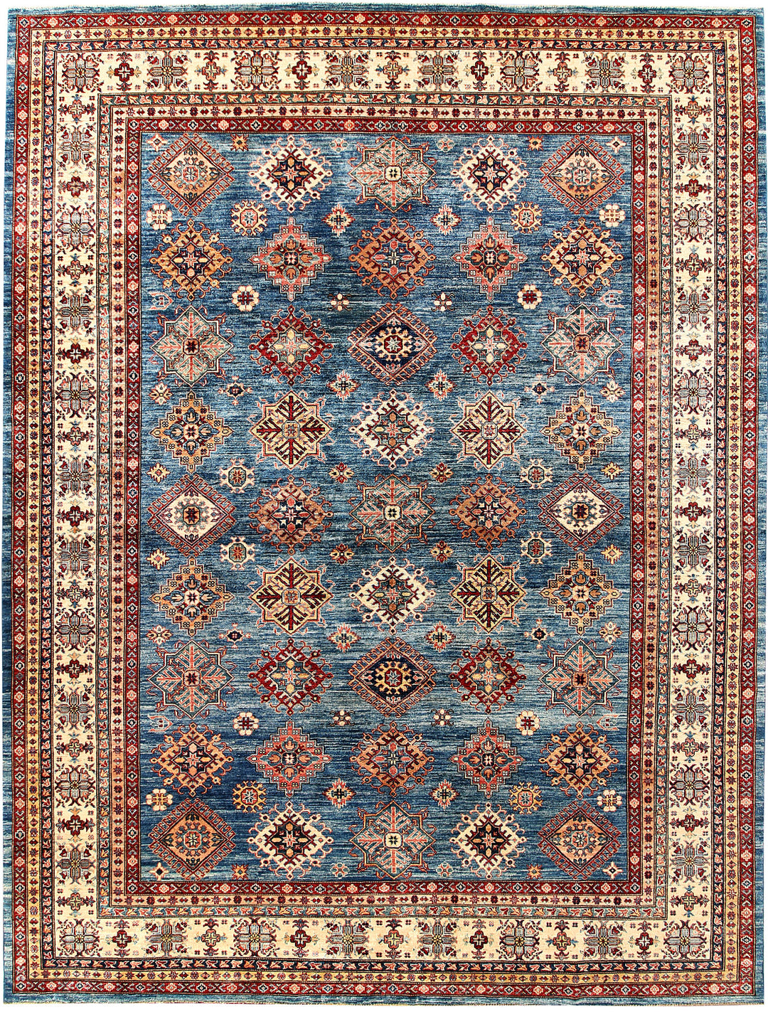 Steel Blue Kazak 8' 11 x 11' 9 - No. 63517 - ALRUG Rug Store