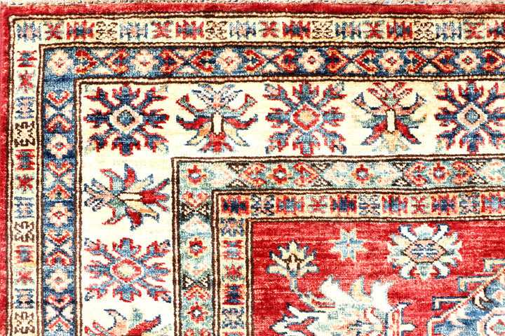 Dark Red Kazak 5' x 6' 6 - No. 63521 - ALRUG Rug Store