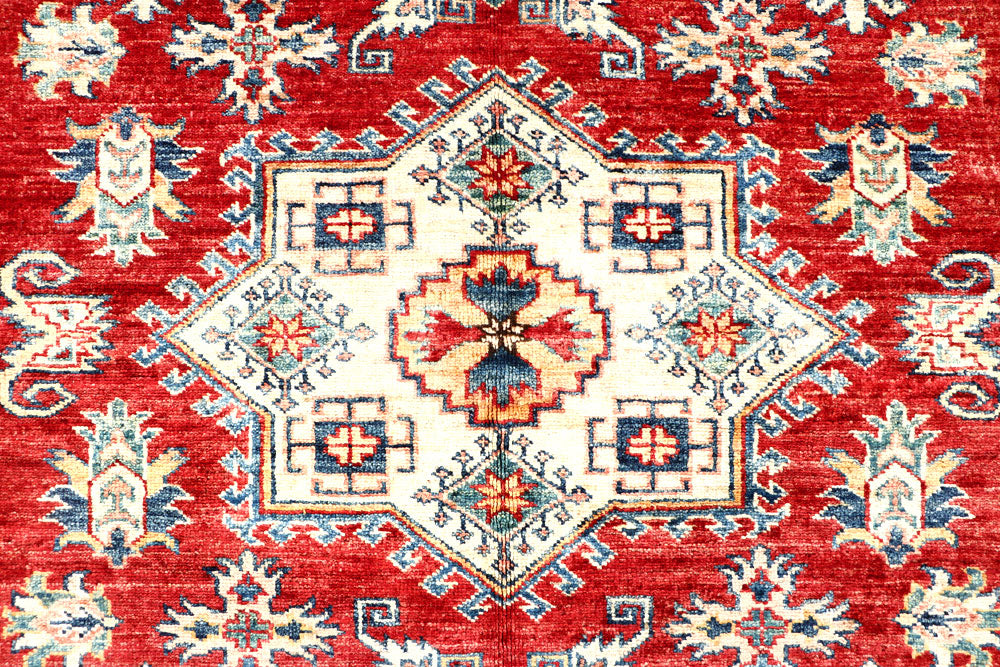 Dark Red Kazak 5' x 6' 6 - No. 63521 - ALRUG Rug Store